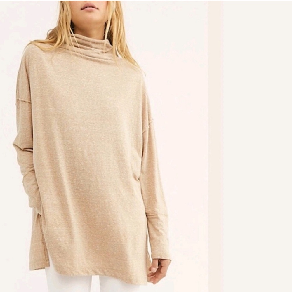 We the Free Bella Vista Mockneck Tunic Top